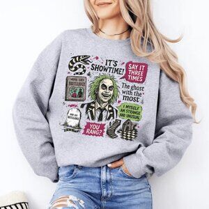 Beetlejuice 1988 Halloween Sweatshirt Vintage Horror Comedy Pullover shirt